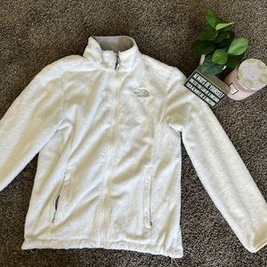 North face fuzzy jacket